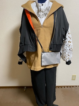 「VANQUISH（ヴァンキッシュ）のアイテム（アクセサリー）」を使った、agiさん（レディース・163cm）の春コーディネート