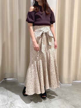 小坂祐美さん(レディース・158cm)の夏コーディネート