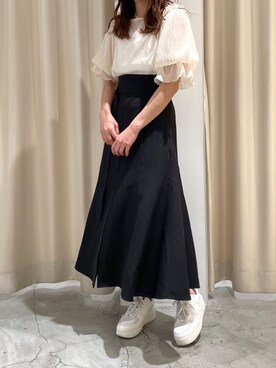 小坂祐美さん(レディース・158cm)の夏コーディネート