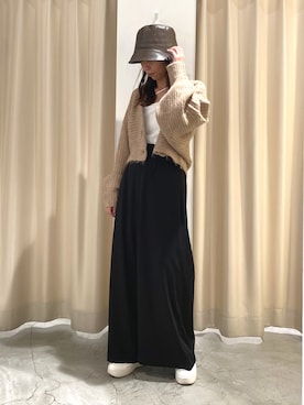 小坂祐美さん(レディース・158cm)の秋コーディネート