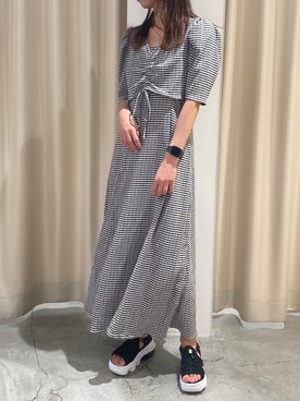 小坂祐美さん（レディース・158cm）の夏コーディネート