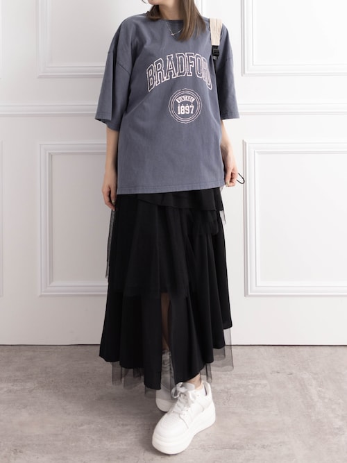 【新品】2024SS　スムースリープルオーバーカットソー　size38　23区 セール】シルケットコットンフレアスリーブプルオーバー（T