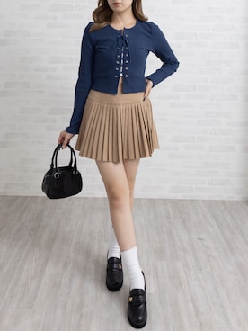 「clear（クリア）のアイテム（スカート）」を使った、clear ももこさん（レディース・160cm）の秋コーディネート