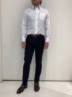 BRICK HOUSE シャツ工房 大和郡山イオンモール店さん(メンズ・176cm)の春コーディネート