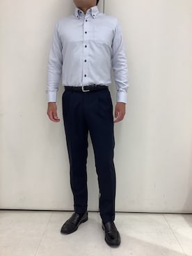 BRICK HOUSE シャツ工房 大和郡山イオンモール店さん(メンズ・176cm)の秋コーディネート