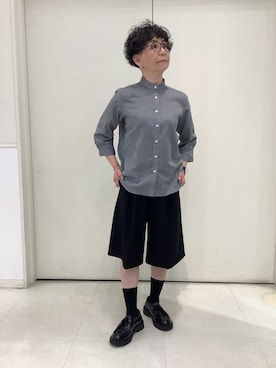 「TOKYO SHIRTS（トウキョウシャツ）のアイテム（シャツ/ブラウス）」を使った、BRICK HOUSE シャツ工房 大和郡山イオンモール店さん（レディース・153cm）の春コーディネート