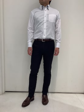 BRICK HOUSE シャツ工房 大和郡山イオンモール店さん(メンズ・176cm)の春コーディネート