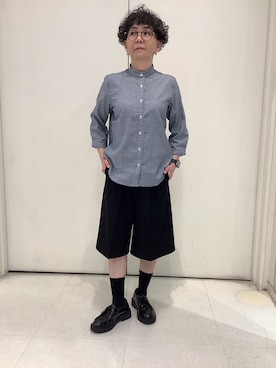 「TOKYO SHIRTS（トウキョウシャツ）のアイテム（シャツ/ブラウス）」を使った、BRICK HOUSE シャツ工房 大和郡山イオンモール店さん（レディース・153cm）の春コーディネート