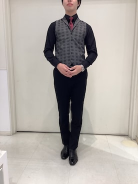 BRICK HOUSE シャツ工房 大和郡山イオンモール店さん(メンズ・180cm)の冬コーディネート