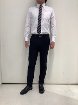 BRICK HOUSE シャツ工房 大和郡山イオンモール店さん(メンズ・176cm)の春コーディネート