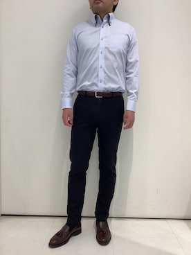 BRICK HOUSE シャツ工房 大和郡山イオンモール店さん(メンズ・176cm)の春コーディネート