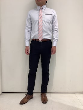 BRICK HOUSE シャツ工房 大和郡山イオンモール店さん(メンズ・176cm)の春コーディネート