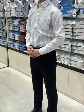 BRICK HOUSE シャツ工房 大和郡山イオンモール店さん(メンズ・181cm)の夏コーディネート
