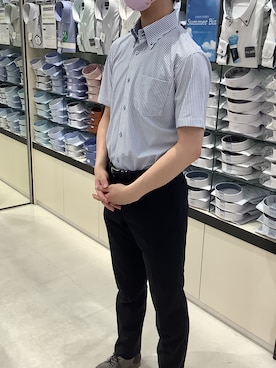 BRICK HOUSE シャツ工房 大和郡山イオンモール店さん（メンズ・182cm）の夏コーディネート