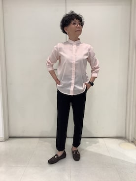 「TOKYO SHIRTS（トウキョウシャツ）のアイテム（シャツ/ブラウス）」を使った、BRICK HOUSE シャツ工房 大和郡山イオンモール店さん（レディース・153cm）の春コーディネート