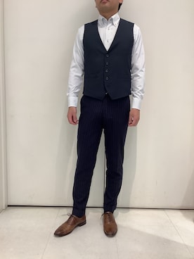 BRICK HOUSE シャツ工房 大和郡山イオンモール店さん(メンズ・176cm)の春コーディネート