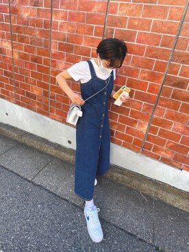 「EDT（イーディーティー）のアイテム」を使った、NKさん（レディース・151cm）の夏コーディネート