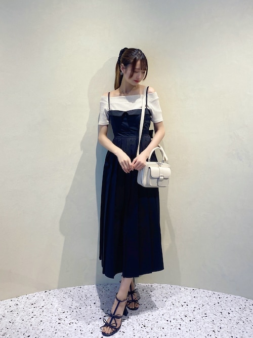 セール】コルセットライクオフショルワンピース（ワンピース