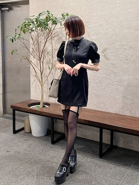 「アイテム（ソックス/靴下）」を使った、帆乃佳さん（レディース・164cm）の夏コーディネート