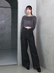EATME デニムビスチェ レースアップデニムパンツ　セット EATME デニムビスチェ レースアップデニムパンツ セット - メルカリ