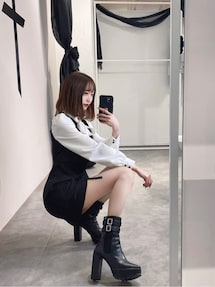 【SALE】 ダブルベルトサイドゴアブーツ｜イートミー（EATME 靴