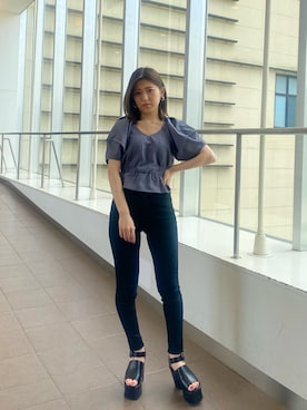 加納沙耶佳さん(レディース・152cm)の春コーディネート