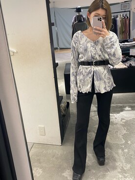 加納沙耶佳さん(レディース・152cm)の春コーディネート