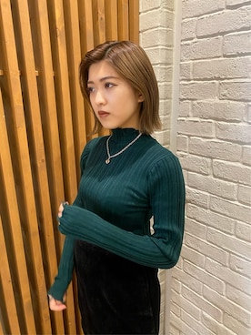 加納沙耶佳さん（レディース・152cm）の冬コーディネート