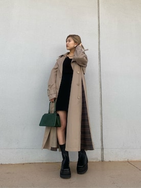 「EMODA（エモダ）のアイテム（その他アウター）」を使った、加納沙耶佳さん（レディース・152cm）の夏コーディネート