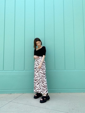 加納沙耶佳さん(レディース・152cm)の夏コーディネート