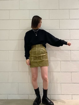 加納沙耶佳さん（レディース・152cm）の秋コーディネート