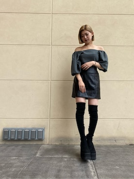 加納沙耶佳さん(レディース・152cm)の秋コーディネート