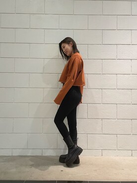 加納沙耶佳さん(レディース・152cm)の冬コーディネート