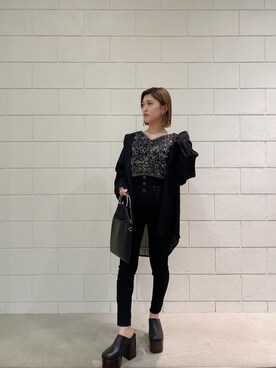 加納沙耶佳さん（レディース・152cm）の春コーディネート