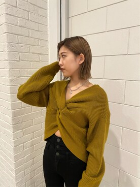 加納沙耶佳さん（レディース・152cm）の冬コーディネート