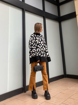 加納沙耶佳さん(レディース・152cm)の冬コーディネート