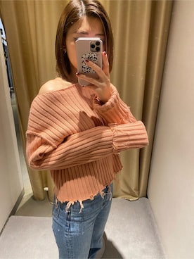 加納沙耶佳さん（レディース・152cm）の冬コーディネート