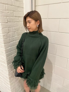 加納沙耶佳さん(レディース・152cm)の冬コーディネート