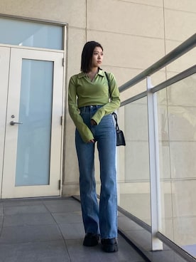 加納沙耶佳さん（レディース・152cm）の冬コーディネート