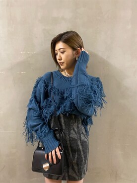 加納沙耶佳さん（レディース・152cm）の冬コーディネート