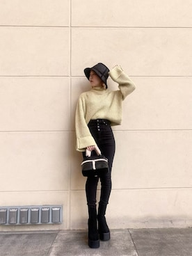 加納沙耶佳さん（レディース・152cm）の秋コーディネート