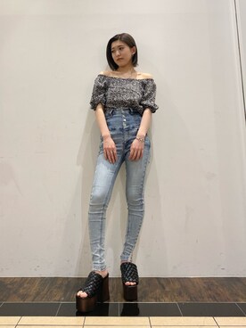 加納沙耶佳さん（レディース・152cm）の春コーディネート