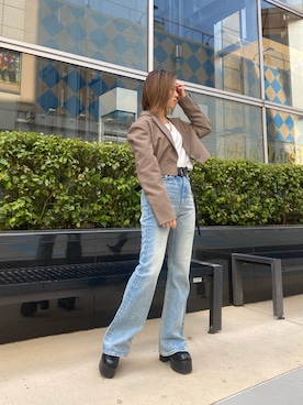 加納沙耶佳さん(レディース・152cm)の春コーディネート