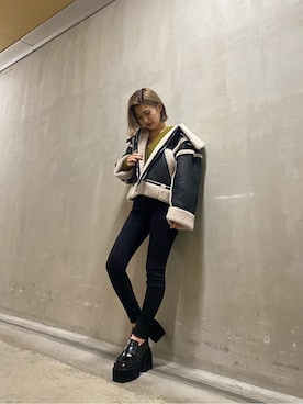 加納沙耶佳さん(レディース・152cm)の秋コーディネート