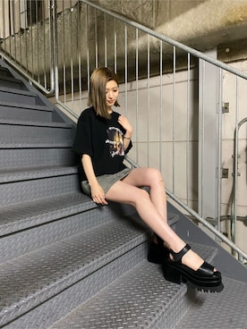 加納沙耶佳さん（レディース・152cm）の夏コーディネート