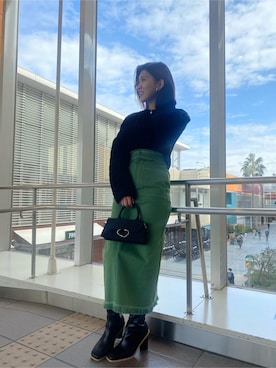 加納沙耶佳さん(レディース・152cm)の冬コーディネート