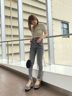 加納沙耶佳さん（レディース・152cm）の夏コーディネート