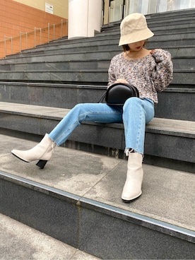 加納沙耶佳さん（レディース・152cm）の冬コーディネート