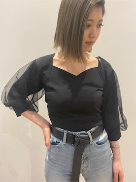 加納沙耶佳さん(レディース・152cm)の春コーディネート