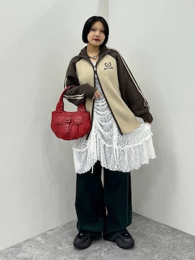 「アイテム（ワンピース/ドレス）」を使った、imamuuさん（レディース・154cm・20代）の秋コーディネート